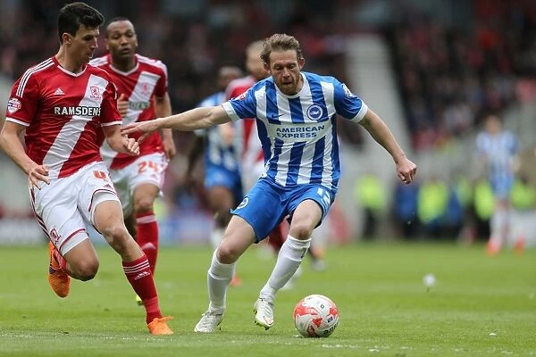 Middlesbrough vs. Brighton and Hove Albion: Craig Mackail-Smith's Thrilling Performance (02MAY15)