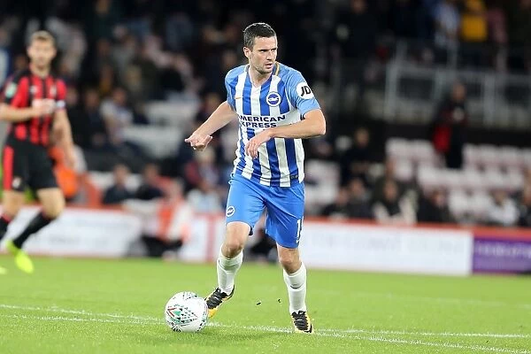 Midfielder Jamie Murphy in Action: Bournemouth vs. Brighton and Hove Albion, EFL Cup 2017