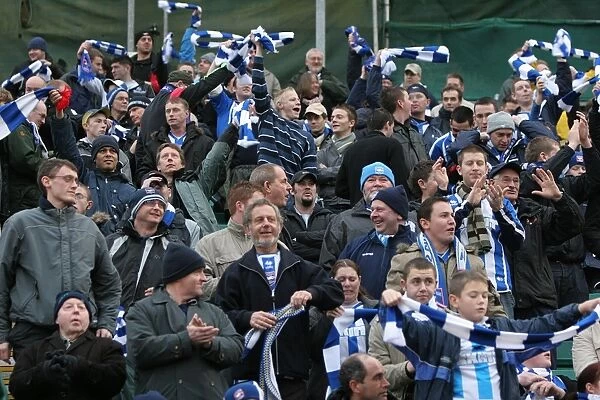Millwall Scarf Day Crowd Shot South Stand