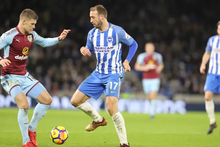Framed Print : Murray vs. Gudmundsson: Intense Moment from Brighton vs. Burnley Premier League Clash (16DEC17) Framed Print : Murray vs. Gudmundsson: Intense Moment from Brighton vs. Burnley Premier League Clash (16DEC17)