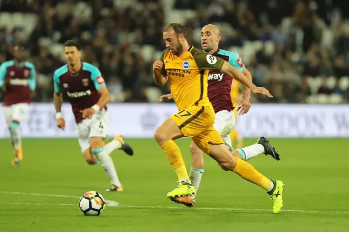 Framed Print : Murray's Determination: West Ham vs. Brighton & Hove Albion, Premier League 2017 Framed Print : Murray's Determination: West Ham vs. Brighton & Hove Albion, Premier League 2017