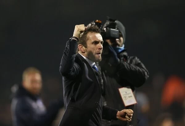 Nathan Jones in Action: Fulham vs. Brighton & Hove Albion, Craven Cottage, 2014