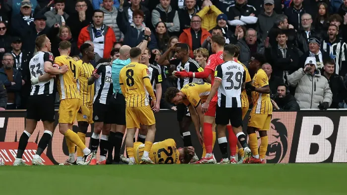 Framed Print : Newcastle United v Brighton and Hove Albion FA Cup 5th Round 02MAR25 Framed Print : Newcastle United v Brighton and Hove Albion FA Cup 5th Round 02MAR25
