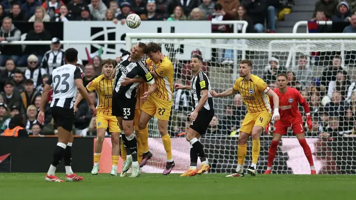 Framed Print : Newcastle United v Brighton and Hove Albion FA Cup 5th Round 02MAR25 Framed Print : Newcastle United v Brighton and Hove Albion FA Cup 5th Round 02MAR25