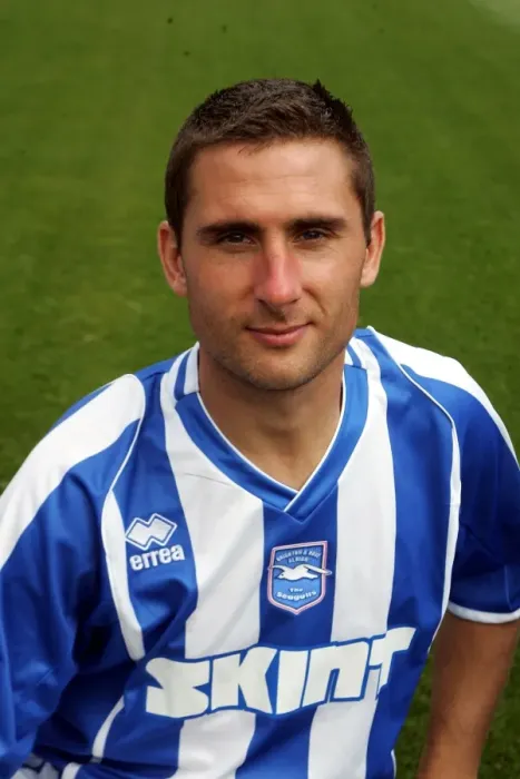 Framed Print : Nicky Forster: Star Striker of Brighton & Hove Albion FC Framed Print : Nicky Forster: Star Striker of Brighton & Hove Albion FC