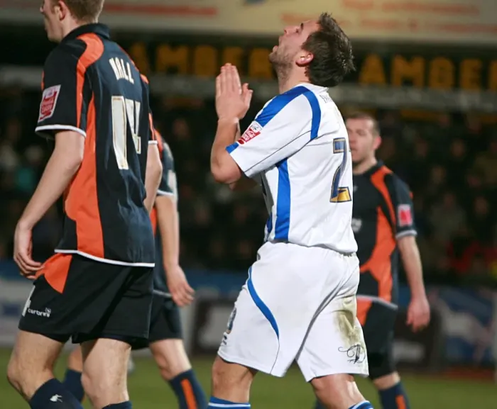 Framed Print : Nostalgic Revisit: Brighton & Hove Albion vs. Luton Town (JPT) - 2008-09 Home Game