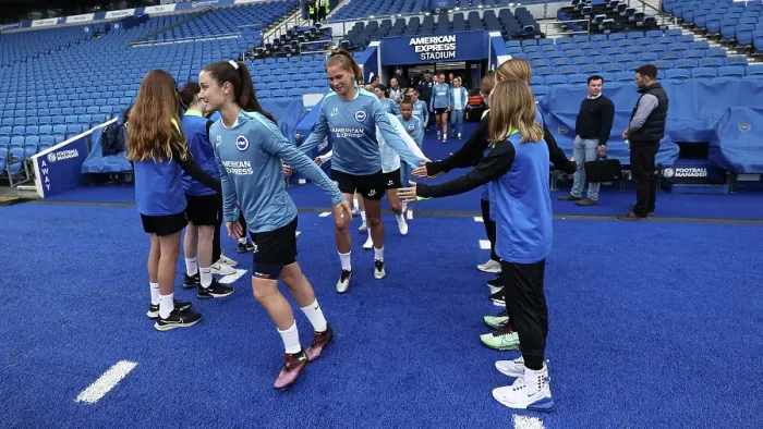 Framed Print : Open training session American Express Stadium 15APR25