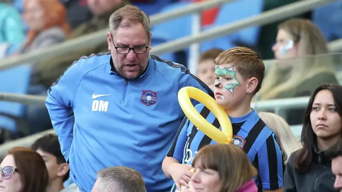 Framed Print : Open training session American Express Stadium 15APR25 Framed Print : Open training session American Express Stadium 15APR25