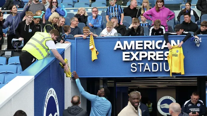 Framed Print : Open training session American Express Stadium 15APR25 Framed Print : Open training session American Express Stadium 15APR25