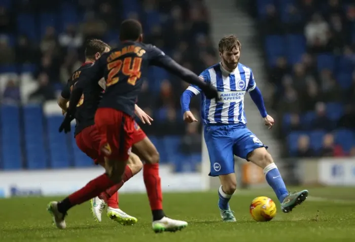 Framed Print : Paddy McCourt in Action: Brighton & Hove Albion vs. Reading, American Express Community Stadium (December 2014) Framed Print : Paddy McCourt in Action: Brighton & Hove Albion vs. Reading, American Express Community Stadium (December 2014)