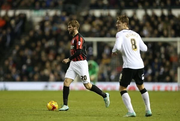 Paddy McCourt in Action: Derby County vs. Brighton & Hove Albion, iPro Stadium, December 2014