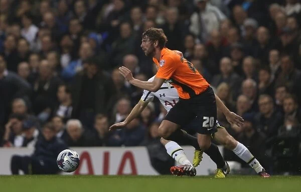 Paddy McCourt in Action: Tottenham vs. Brighton and Hove Albion in Capital One Cup