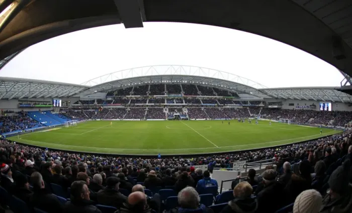 Framed Print : Panoramic View of American Express Community Stadium: Brighton and Hove Albion vs. Bolton Wanderers during Sky Bet Championship Match (February 13, 2016) Framed Print : Panoramic View of American Express Community Stadium: Brighton and Hove Albion vs. Bolton Wanderers during Sky Bet Championship Match (February 13, 2016)