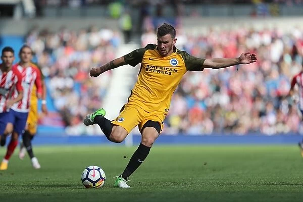 Pascal Gross in Action: Brighton & Hove Albion vs Atletico Madrid (06AUG17)