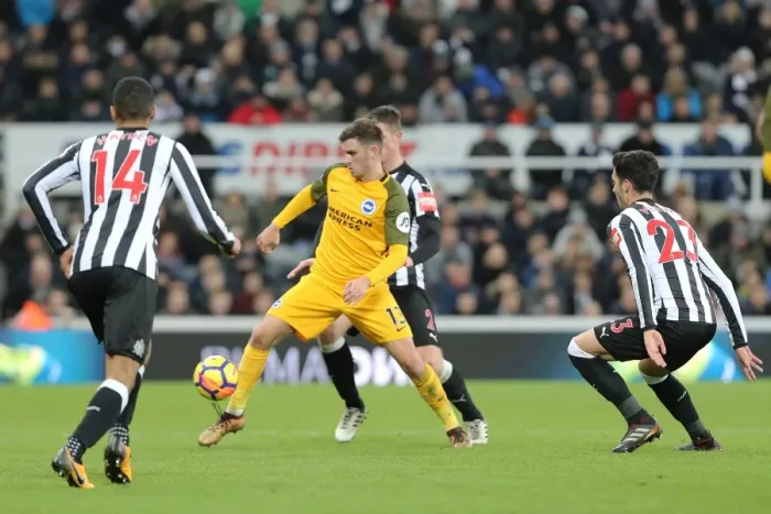 Framed Print : Pascal Gross in Action: Brighton and Hove Albion vs. Newcastle United (30DEC17) Framed Print : Pascal Gross in Action: Brighton and Hove Albion vs. Newcastle United (30DEC17)