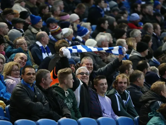 Framed Print : Passionate Albion Fans: A Moment of Pride at American Express Community Stadium (26DEC14) - Brighton and Hove vs. Reading Framed Print : Passionate Albion Fans: A Moment of Pride at American Express Community Stadium (26DEC14) - Brighton and Hove vs. Reading