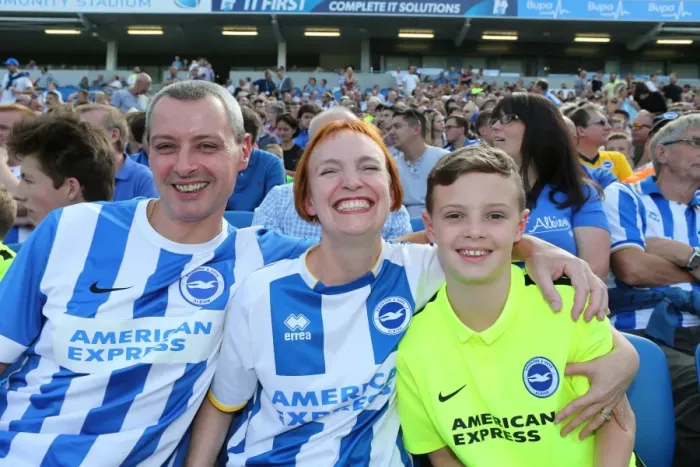 Framed Print : Passionate Albion Fans: Brighton & Hove vs Sevilla FC at American Express Community Stadium (2015) Framed Print : Passionate Albion Fans: Brighton & Hove vs Sevilla FC at American Express Community Stadium (2015)