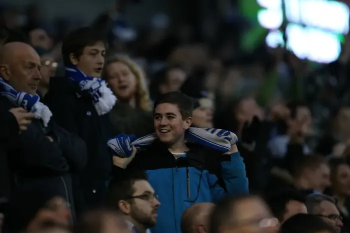 Framed Print : Passionate Clash: Brighton and Hove Albion vs. Brentford (17 January 2015) Framed Print : Passionate Clash: Brighton and Hove Albion vs. Brentford (17 January 2015)