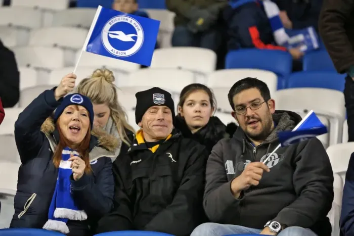Framed Print : Passionate Fan Showdown: Brighton & Hove Albion vs Leeds United at American Express Community Stadium (24 February 2015) Framed Print : Passionate Fan Showdown: Brighton & Hove Albion vs Leeds United at American Express Community Stadium (24 February 2015)