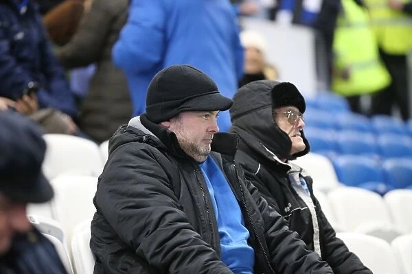Passionate Fan Showdown: Brighton and Hove Albion vs Ipswich Town at American Express Community Stadium (January 2015)