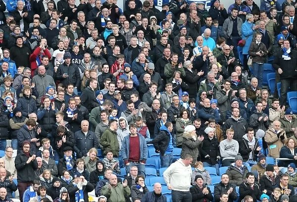 Passionate Fan Showdown: Brighton and Hove Albion vs. Birmingham City (21FEB15)