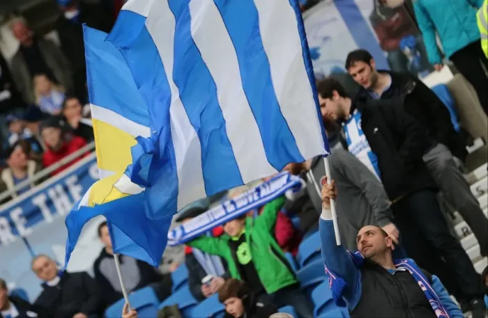 Framed Print : Passionate Fan Showdown: Brighton & Hove Albion vs. Norwich City at American Express Community Stadium (3rd April 2015) Framed Print : Passionate Fan Showdown: Brighton & Hove Albion vs. Norwich City at American Express Community Stadium (3rd April 2015)