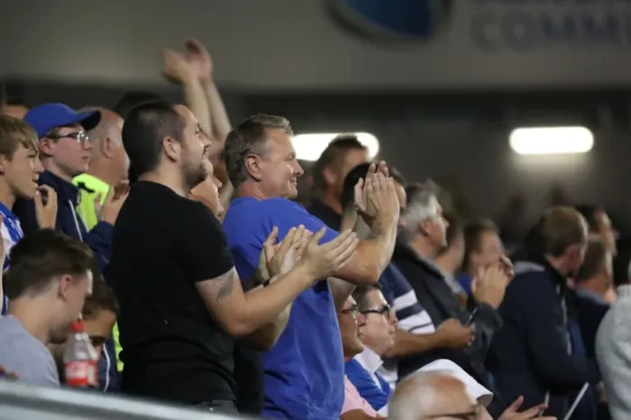 Framed Print : Passionate Fans at the American Express Community Stadium: Brighton and Hove Albion vs. Nottingham Forest (12th August 2016) Framed Print : Passionate Fans at the American Express Community Stadium: Brighton and Hove Albion vs. Nottingham Forest (12th August 2016)
