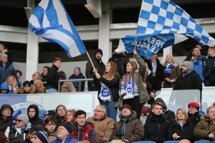 Framed Print : Passionate Fans at the American Express Community Stadium: Brighton and Hove Albion vs Burnley (16DEC17) Framed Print : Passionate Fans at the American Express Community Stadium: Brighton and Hove Albion vs Burnley (16DEC17)