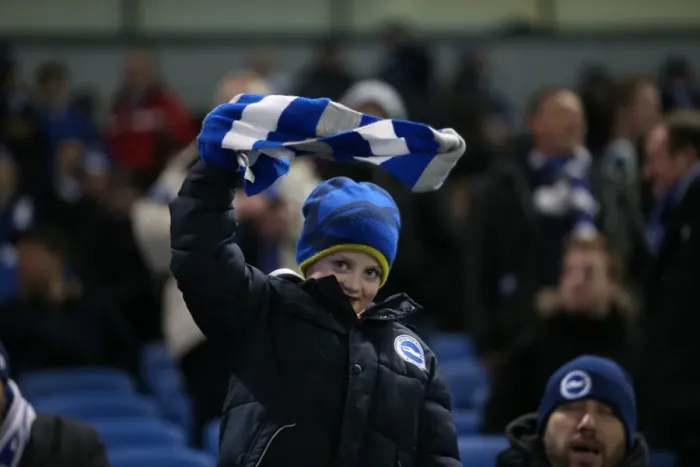 Framed Print : Passionate Moment: Brighton and Hove Albion Fans Unwavering Support vs Ipswich Town (January 2015) Framed Print : Passionate Moment: Brighton and Hove Albion Fans Unwavering Support vs Ipswich Town (January 2015)