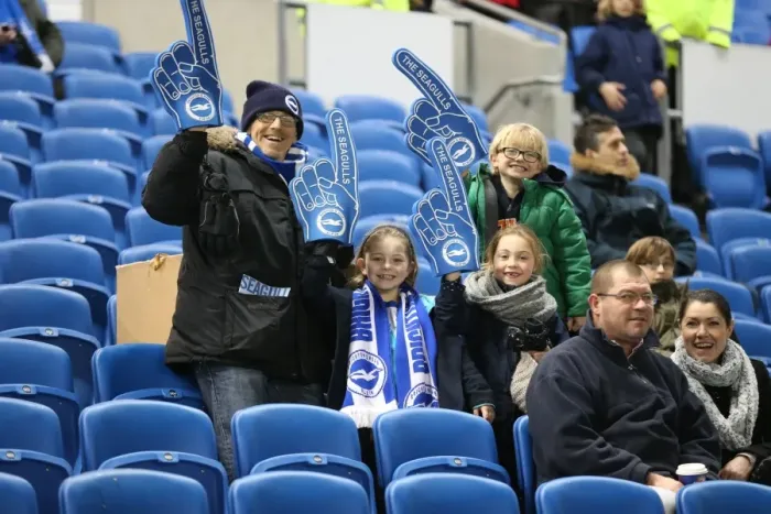 Framed Print : Passionate Showdown: Brighton & Hove Albion vs Ipswich Town at American Express Community Stadium (January 2015)