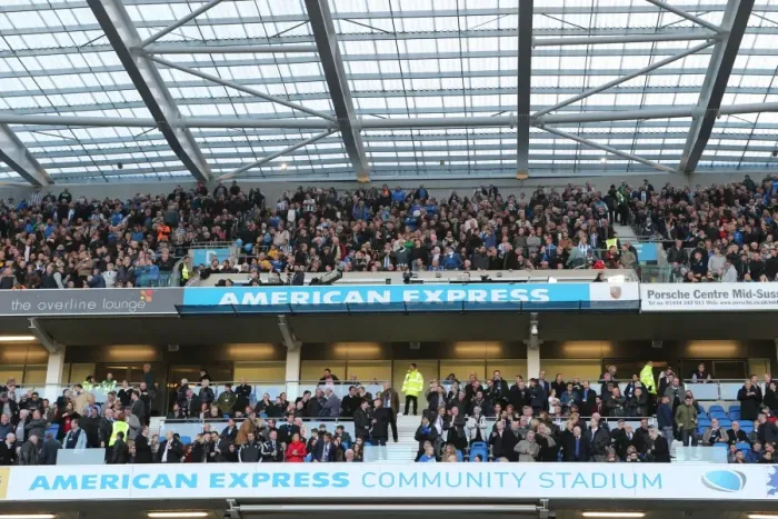 Framed Print : Passionate Showdown: Brighton & Hove Albion vs. Fulham at American Express Community Stadium (29NOV14) Framed Print : Passionate Showdown: Brighton & Hove Albion vs. Fulham at American Express Community Stadium (29NOV14)