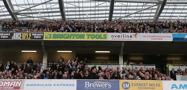 Passionate Showdown: Brighton and Hove Albion vs. Norwich City at American Express Community Stadium (3rd April 2015)