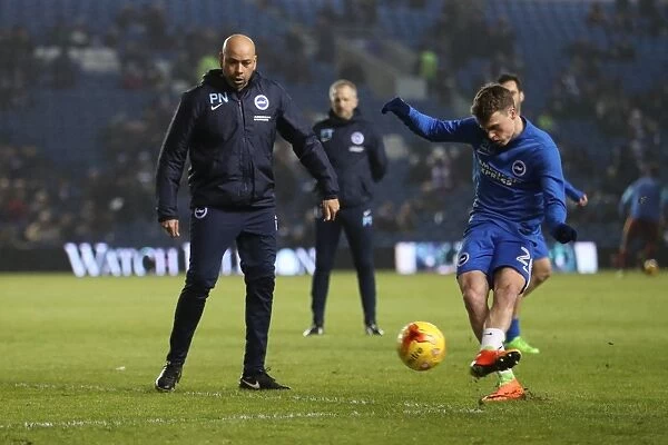 Paul Nevin Coaches Brighton & Hove Albion Against Ipswich Town, EFL Sky Bet Championship 2017