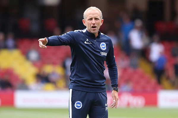 Paul Trollope: Brighton and Hove Albion Assistant Manager in Action at Watford Away (11AUG18)