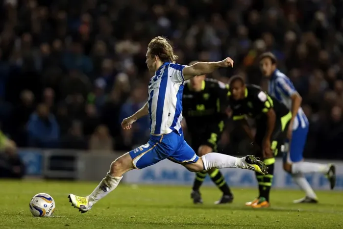 Framed Print : Penalty Showdown: Mackail-Smith's Attempt Saved by Kenny – Brighton & Hove Albion vs Leeds United (November 2, 2012) Framed Print : Penalty Showdown: Mackail-Smith's Attempt Saved by Kenny – Brighton & Hove Albion vs Leeds United (November 2, 2012)