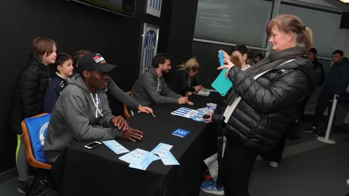 Framed Print : Player Signing Session at American Express Community Stadium, Brighton & Hove Albion FC (18FEB20) Framed Print : Player Signing Session at American Express Community Stadium, Brighton & Hove Albion FC (18FEB20)