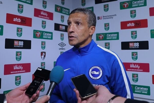 Post-Match Interviews: Bournemouth vs. Brighton & Hove Albion in the EFL Cup (19.09.17)