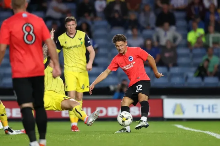 Framed Print : Pre-season Championship Clash: Oxford United vs. Brighton and Hove Albion at Kassam Stadium (July 2016) Framed Print : Pre-season Championship Clash: Oxford United vs. Brighton and Hove Albion at Kassam Stadium (July 2016)