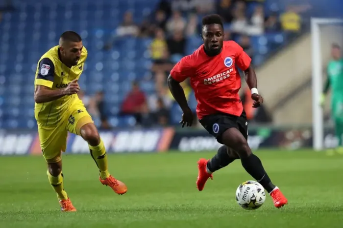 Framed Print : Pre-season Championship Clash: Oxford United vs. Brighton & Hove Albion at Kassam Stadium (July 2016)
