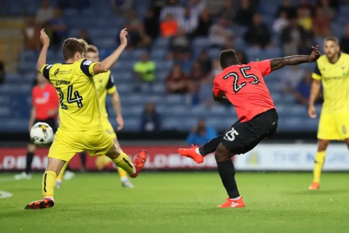 Framed Print : Pre-Season Championship Clash: Oxford United vs. Brighton & Hove Albion at Kassam Stadium (July 2016)