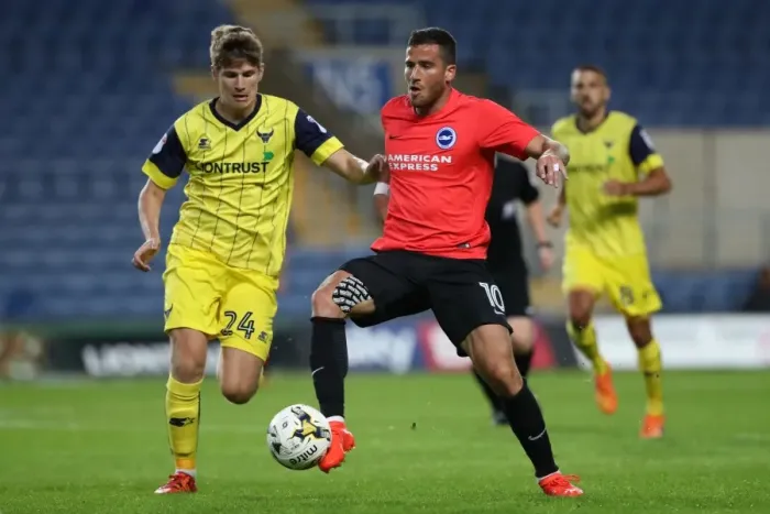 Framed Print : Pre-season Championship Clash: Oxford United vs. Brighton & Hove Albion at Kassam Stadium (July 2016) Framed Print : Pre-season Championship Clash: Oxford United vs. Brighton & Hove Albion at Kassam Stadium (July 2016)