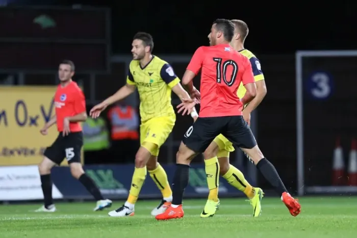 Framed Print : Pre-season Championship Clash: Oxford United vs. Brighton & Hove Albion at Kassam Stadium (July 2016) Framed Print : Pre-season Championship Clash: Oxford United vs. Brighton & Hove Albion at Kassam Stadium (July 2016)