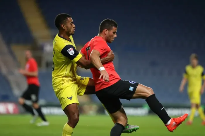 Framed Print : Pre-season Clash: Oxford United vs. Brighton & Hove Albion at Kassam Stadium (July 2016) Framed Print : Pre-season Clash: Oxford United vs. Brighton & Hove Albion at Kassam Stadium (July 2016)