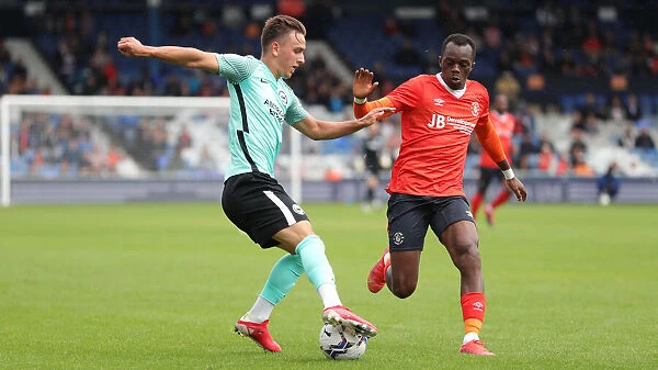 Pre-Season Friendly: Luton Town vs. Brighton and Hove Albion (31st July 2021) - Intense Match Action at Kenilworth Road