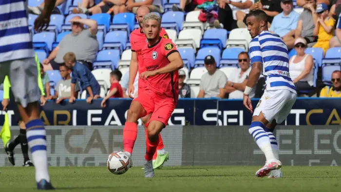 Framed Print : Pre-Season Friendly: Reading vs. Brighton and Hove Albion (23JUL22) - Intense Match Action at Select Car Leasing Stadium Framed Print : Pre-Season Friendly: Reading vs. Brighton and Hove Albion (23JUL22) - Intense Match Action at Select Car Leasing Stadium