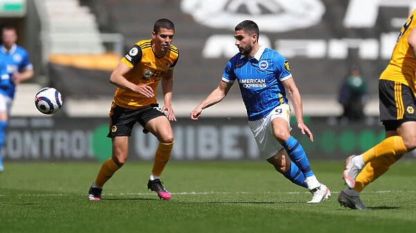 Premier League Battle: Wolverhampton Wanderers vs. Brighton and Hove Albion at Molineux Stadium (May 2021)