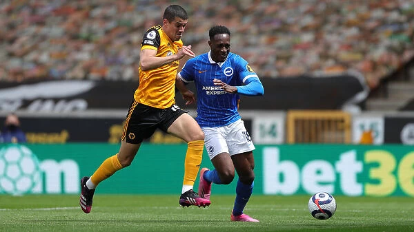 Premier League Battle: Wolverhampton Wanderers vs. Brighton and Hove Albion at Molineux Stadium (May 2021)