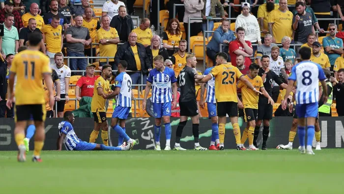 Framed Print : Premier League Battle: Wolverhampton Wanderers vs. Brighton and Hove Albion at Molineux Stadium (19AUG23) Framed Print : Premier League Battle: Wolverhampton Wanderers vs. Brighton and Hove Albion at Molineux Stadium (19AUG23)