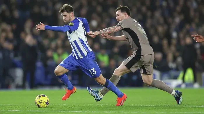 Framed Print : Premier League Clash: Brighton & Hove Albion vs. Tottenham Hotspur (28DEC23) Framed Print : Premier League Clash: Brighton & Hove Albion vs. Tottenham Hotspur (28DEC23)