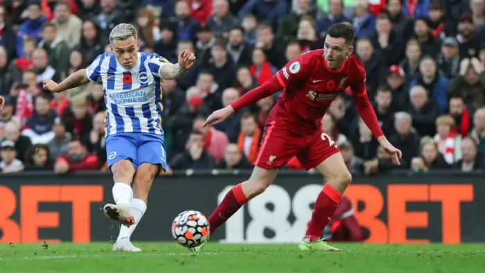 Framed Print : Premier League Clash: Liverpool vs. Brighton and Hove Albion at Anfield (30.10.21) Framed Print : Premier League Clash: Liverpool vs. Brighton and Hove Albion at Anfield (30.10.21)